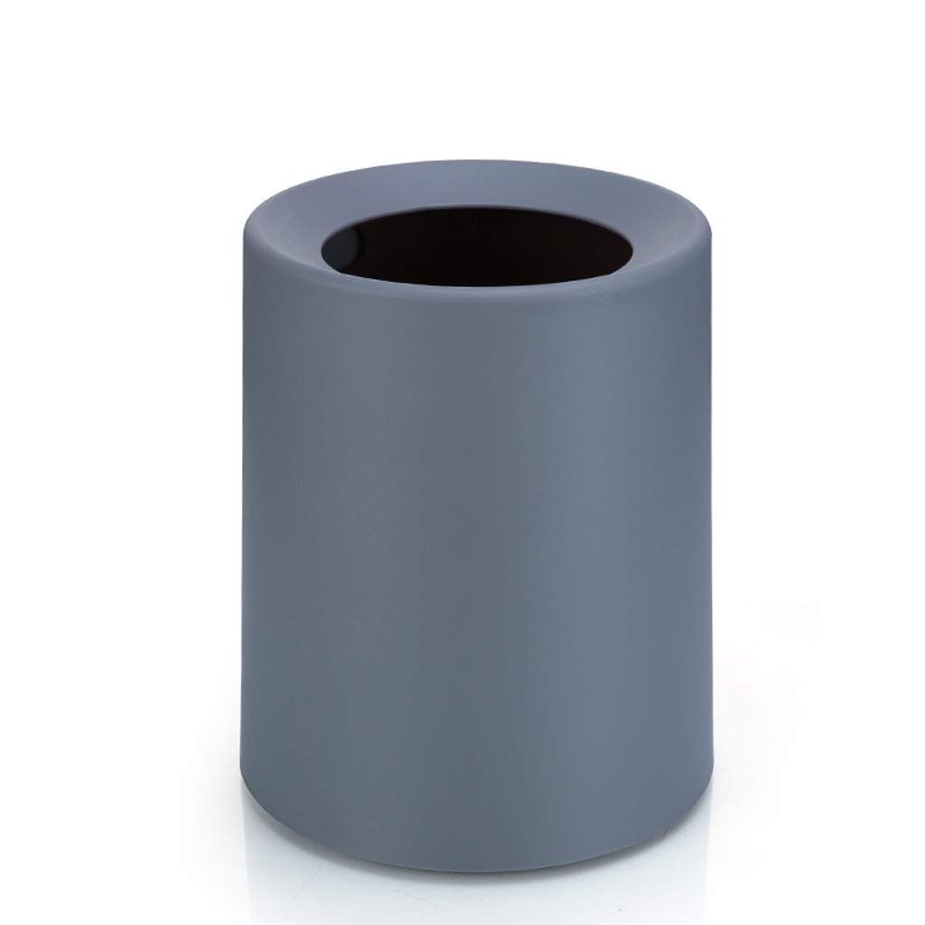 Poubelle de salle de bain design sans couvercle petite taille S bleu