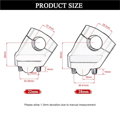 Fixation guidon 22mm 28mm pour stabiliser vos accessoires BMW