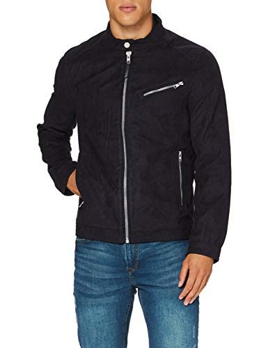 Springfield Antelina Biker-c/10 Chaqueta Deportiva, Azul (Navy 48711210), XL (Tamaño del Fabricante: XL) para Hombre
