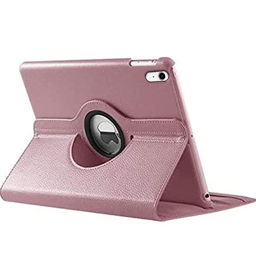 Case For iPad (A16) 11th Generation 2025 11 inch/10th Generation 2022 10.9 inch 360 Degree Rotating Stand Multi-Angle Viewing Smart Folio Kids Friendly Protective Cover for iPad 2025/2022 (ROSE GOLD) - Image 4