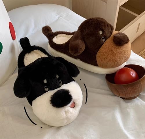 Dog Slippers - Women's Cute Plush Home Warm Winter Indoor Slippers4