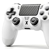 Suoxiom Wireless Controller for P4, Game Controller for P4/Pro/Slim/PC, Bluetooth Gamepad Joystick with Vibration Touch Panel, 3.5mm Audio Jack,Upgraded Six-Axis Sensor