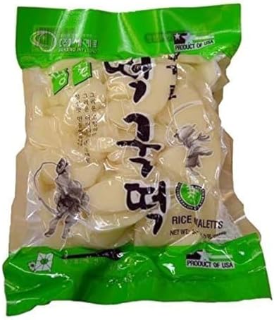 Sekero rice cake,Korean rice cake, Rice Ovaletts, 24oz/pk (Pack of 1)