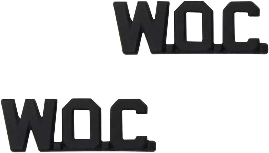 Warrant Officer Candidate WOC Black Metal Pin-On