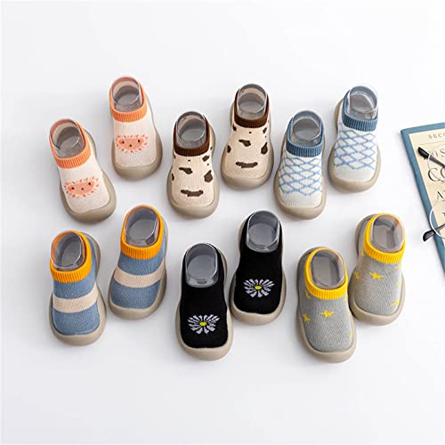 Toddler Sock Shoes,Infant Boys Girls Animal Cartoon Socks Shoes Fleece Warm Floor Socks Non Slip Sock Shoes B2