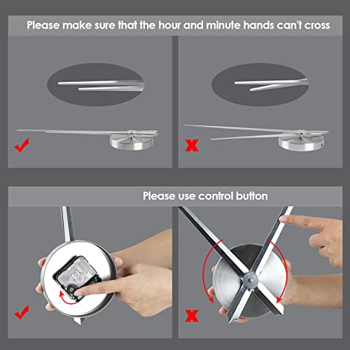 Ferrisa Frameless Wall Clock (Silver) #TOP6