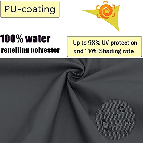 Voile d'ombrage Aluminet anti 98% UV bâche thermique or contre le vent