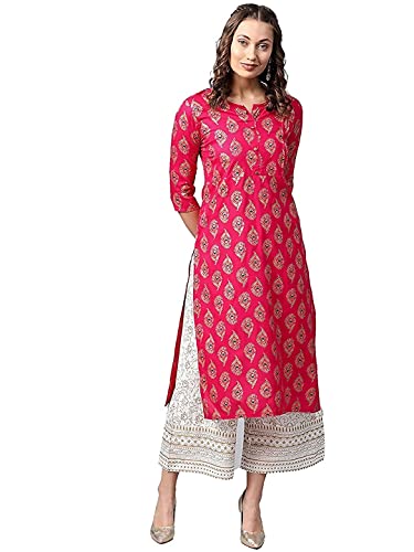 Rayon Mirror Work Long Kurta 