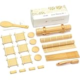 Delamu Sushi Making Kit,Complete 25 Piece Sushi Set for Beginners/Pros with Rice Bazooka,Sushi Mats,Sushi plate and Dipping Plate