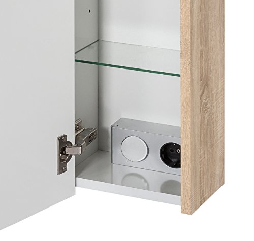 Schildmeyer Mirror Cabinet 124912, Melamine resin coating, Sonoma Oak, 70.5 x16 x 72.5 cm Schildmeyer Mirror Cabinet 124912, Melamine resin coating, Sonoma Oak, 70.5 x16 x 72.5 cm