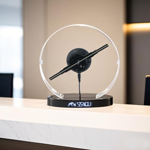 Ventilador de holograma 3D Missyou con WiFi para renovar la publicidad comercial 7