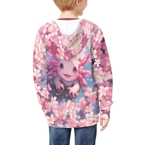 Image of Biyejit Kids Novelty 3D Graphic Printed Hooded Sweatshirt