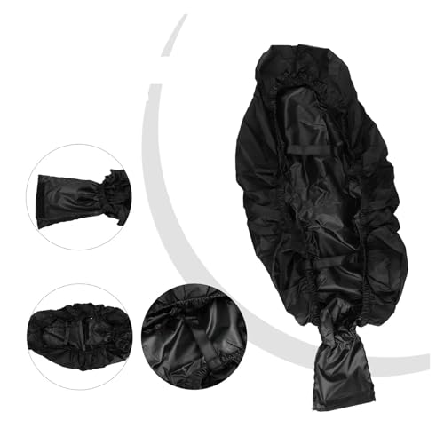 Couvre selle moto noir imperméable et flexible pour protection de siège