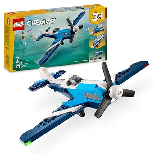 LEGO Creator 3 en 1 Aeronave: Avión de Carreras Transformable en Reactor o Helicóptero de Juguete, Juego de Construcción y Acción, Regalo para Niños y Niñas de 7 Años o Más 31160 | Ya disponible en tu tienda friki favorita! En mundofriki.es!