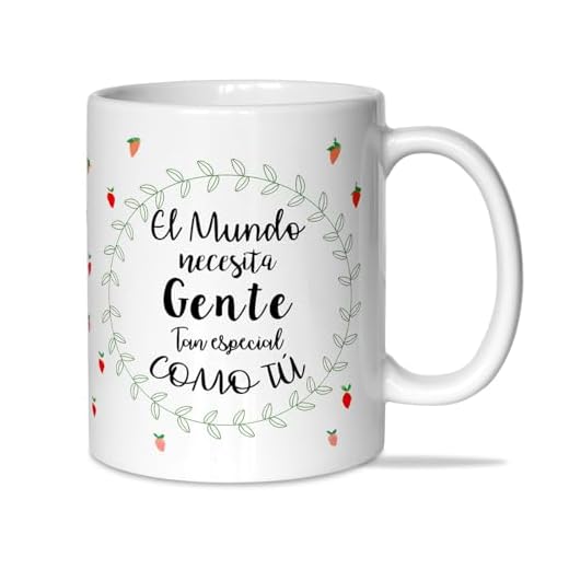 LINFORMAL TAZAS ORIGINALES PARA REGALAR | TAZAS CON FRASES MOTIVADORAS | IDEAL PARA UNA REGALOS PARA DAR LAS GRACIAS | CERÁMICA DE 350ML | EL MUNDO NECESITA GENTE COMO TÚ |…