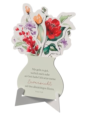 Ein Strauß voller Segen – Karten: Karten in Blumenform zum Aufstellen mit ermutigenden Bibelversen