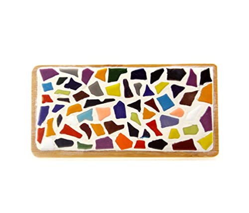 200G Mosaic Tiles Mosaic Stained Glass G For Home Decoration Diy Arts & Craft, Shaped Ceramic, 0.5X2 Cm, White #TOP3