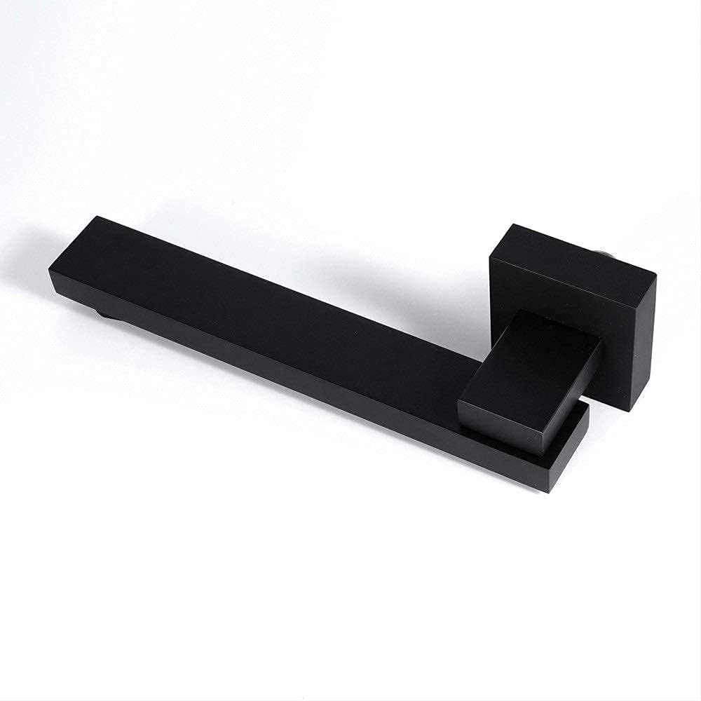 Grifos, Grifo en Espiral Grifo para Piscina con fregona de latón en la Pared G1 / 2, Grifo con Interruptor automático Giratorio de 4 Puntos, Negro (Negro)