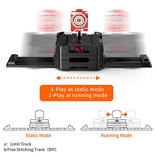 MASCARRY Ling Yun Zhi Electric Scoring Auto Reset Shooting Digital Target for Nerf Guns Blaster Elite/Mega/Rival Series - Thumbnail 3