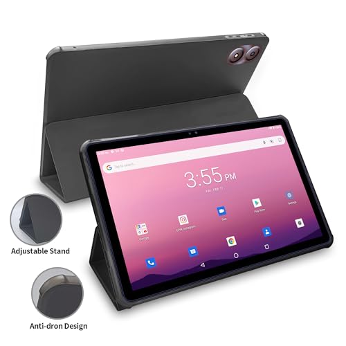 Image of 11 Inch Tablet Android 14 Tablet,128GB Pad with Protective Case, Octa Core Processor, WiFi 6, 11'' IPS HD Display, 8000mAh Battery, 2+8MP Dual Camera