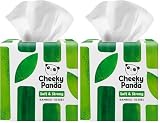 The Cheeky Panda Mouchoirs Papier Boîte | Boîte à Mouchoirs en Bambou | 56 Mouchoirs (Lot ...
