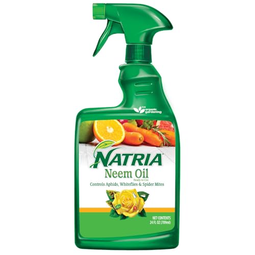 natria neem oil spray for plants pest organic disease control 24-ounce ready-to-use