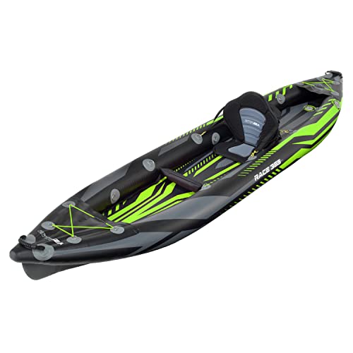 Foto von ExtaSea Race 385 2er Kajak aufblasbar Drop-Stitch Schlauchboot Kajak Lime