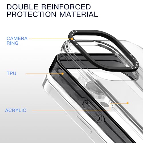 Coque iPhone 15 Pro Max esthétique transparente en verre acrylique cristal - 5