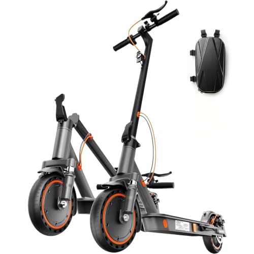 E-Scooter mit ABE Straßenzulassung, 350W, 20 km/h, 35 km Reichweite, Vorderradfederung, Fronttasche, Bluetooth App, 8,5-Zoll-Honeycomb-Reifen, Faltbarer E-Roller