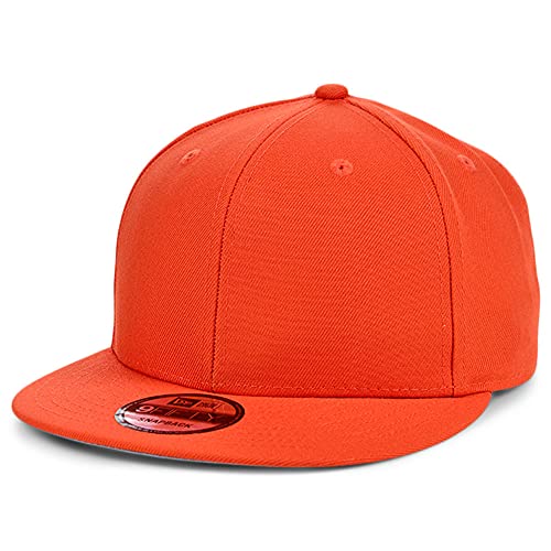 Image of New Era Blank Custom 9FIFTY Adjustable Snapback Cap Orange