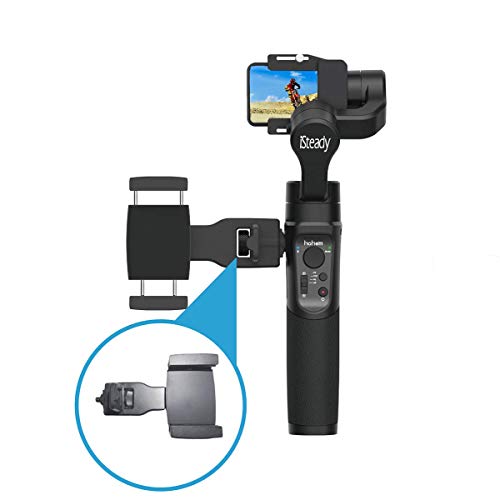 Hohem Smartphone Holder Phone Gimbal Clip Mount for Hohem iSteady Pro/Pro 2 iSteady Mobile/Mobile Plus Gimbal Accessories with Universal 1/4'' Screw