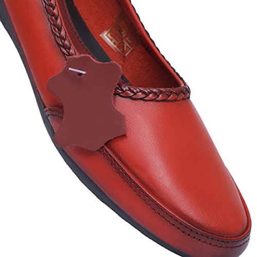 Image of Zoom Shoes Leather Casual /Formal Bellies for Women /Girls Adults Super Comfortable with Lightweight and Slip Resistant Sole A-116