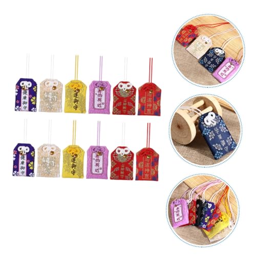 Bolsa de Bendición Japonesa Omamori para Decoración de Estilo Tradicional en Hogar 7