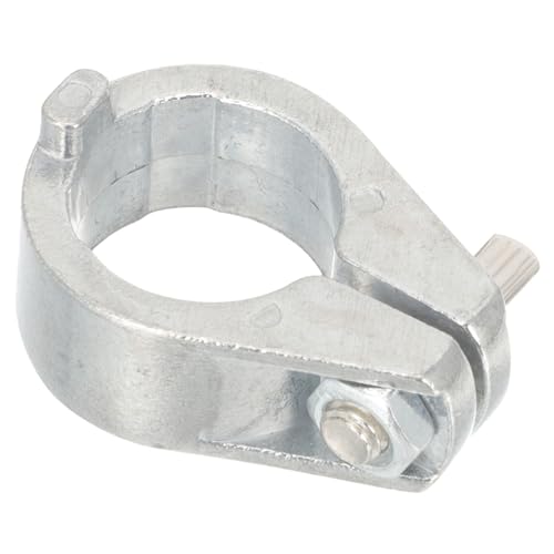 Totority Drum Set Cowbell Clamp Metal Cow Bell Clamp for Bass Drum Easy Install Drum Cowbell Holder