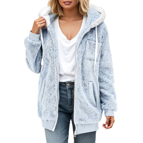 Veste d'hiver en polaire zippée et chaude pour affronter le froid en extérieur