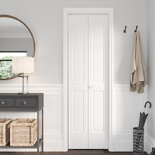 Image of Richelieu | Onward 24-inch Bi-Fold Sliding Single Door Hardware Kit, White