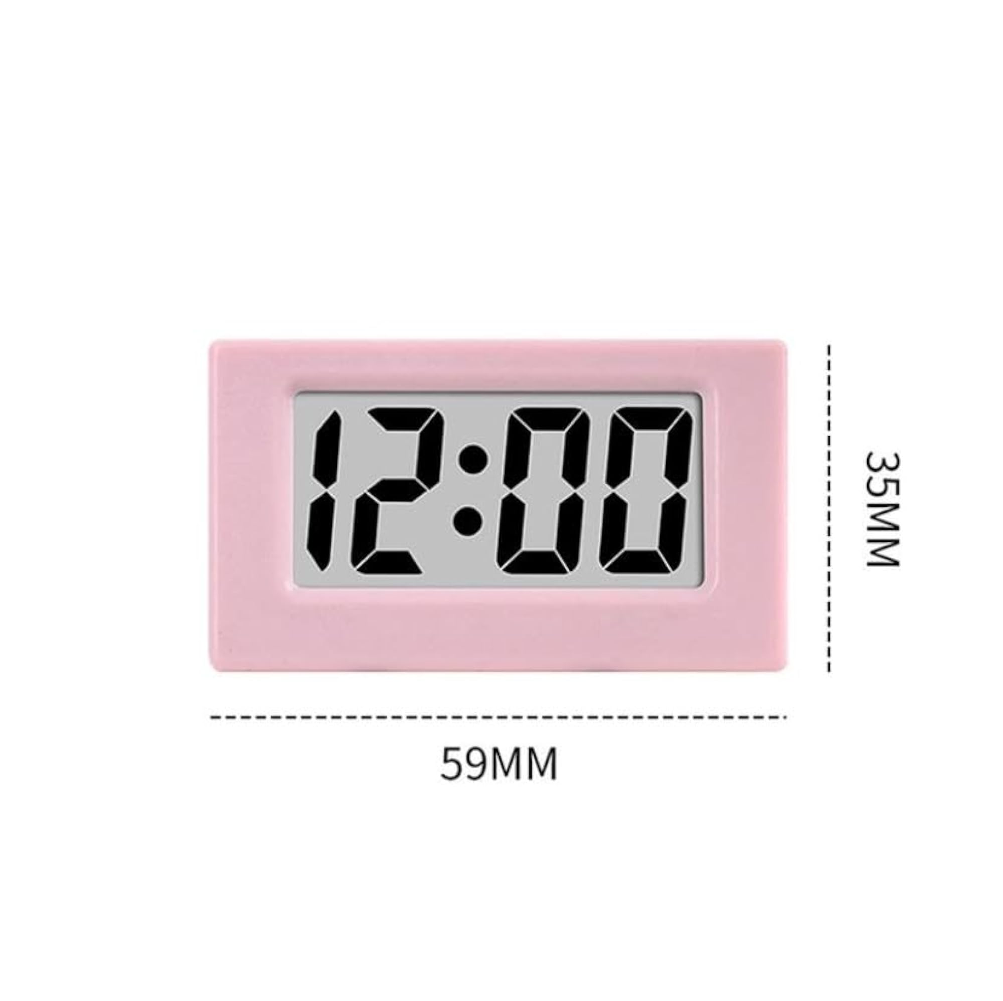 Mini Digital Clock Portable Cute Electronic for Car Dashboard
