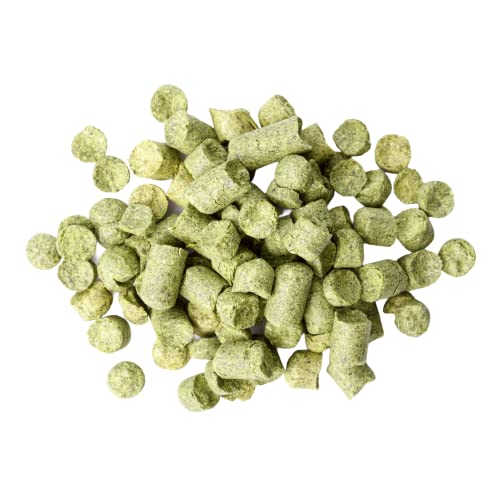 Brauerei Zwönitz Hopfenpellets Cascade US 100g Typ 90/ Hopfen zum Bier brauen/ Bierbrau Zutaten/ Hopfen getrocknet / Typ 90 Pellets heißt hohe Qualität an Inhaltsoffen, Hopfenbitterstoffe