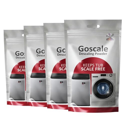 LG Washing Machine Cleaner Descale Powder Descaling Appliance Quick Drum Descale Deep Cleaning for Semi and Fully Automatic Front and Top Load Tub Clean Pouches 100g (Packet Of 4)