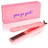 PYT Hair Straightener - Ceramic Flat Iron for Professional Styling., 150 W Power Output, Adjustable Temperature Suitable for All Hair Types. Straighten, Curl or Wave(Bubble Gum Yum)