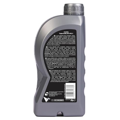 Carlube Triple R 0W-20 ACEA C5 & C6, API SP with RC, ILSAC GF-6A Fully Synthetic Engine Oil Petrol Compatible R-TEC 2 1L