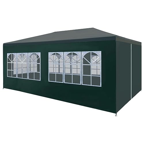 Tente de fête 3x6 m avec chambre d'intimité et cabine amovible