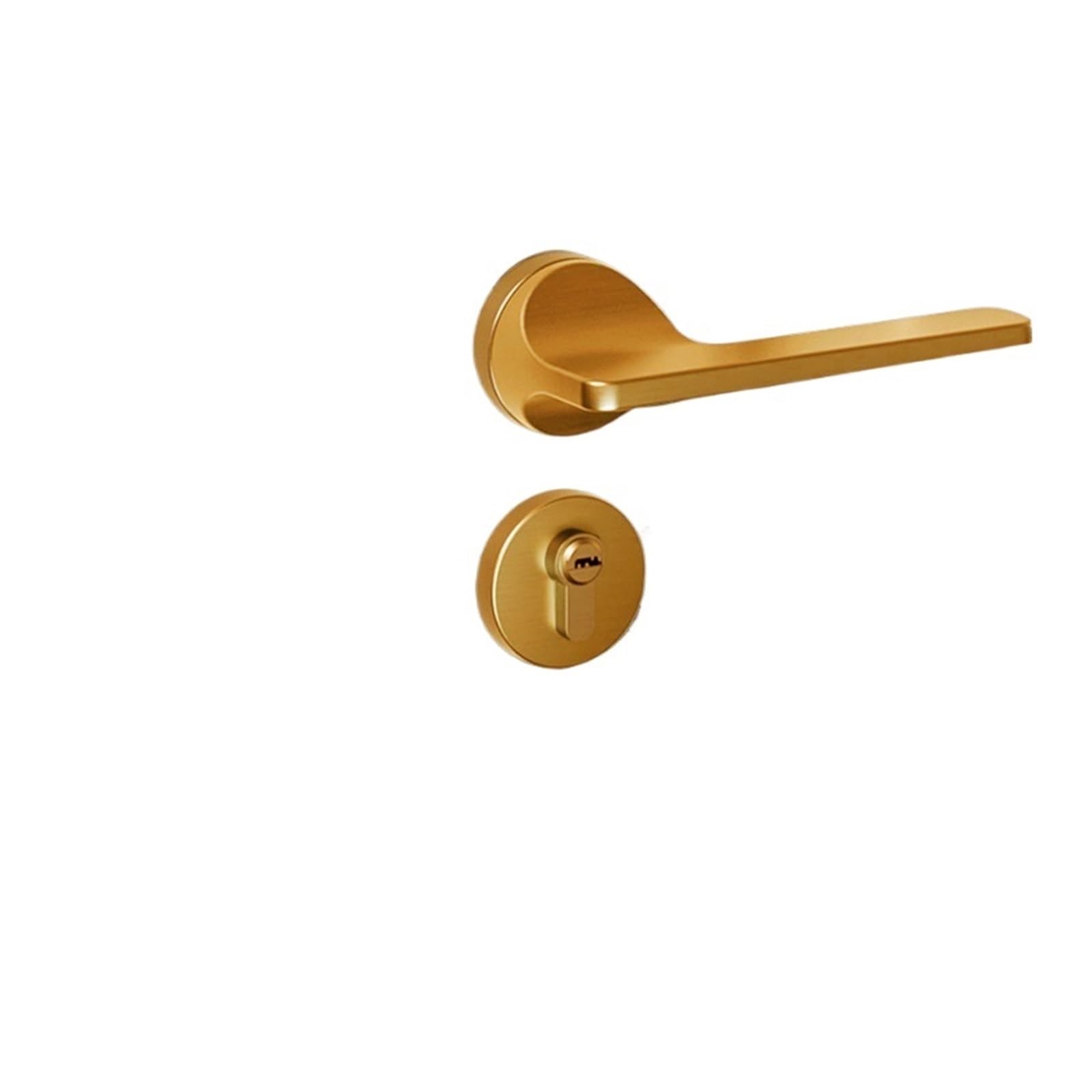 Serrure de porte intérieure de chambre à coucher fendue magnétique en zinc
