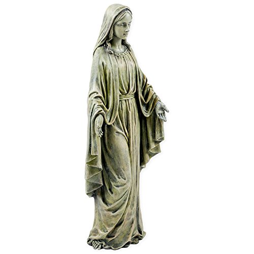 Estatua de Virgen María Bendita para Jardín 19.25 in miniatura 2