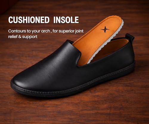 Image of Kraasa Men's Jutis Ethnic Casuals, Slip-on Closure, Stylish Loafers | Perfect for Formal Wear, Business and Parties