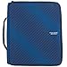 Five Star Zipper Binder, 2 Inch 3-Ring Binder with Round Rings, 5-Tab Expanding File, 380 Sheet Capacity, Cobalt Blue (72534)
