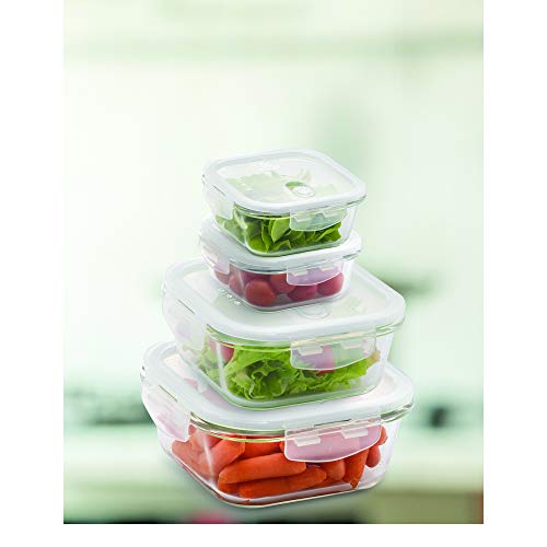 Kit Potes de Vidro Hermético, 4 unidades, Electrolux