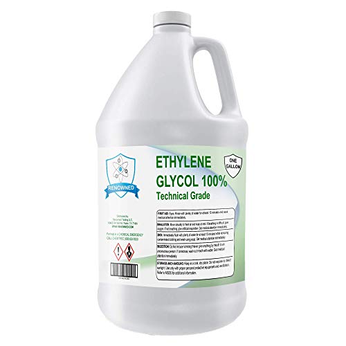 Renowned Trading | 100% Ethylene Glycol | Technical Grade | 1 Gallon Bottle | 128 Fluid Ounces (1)