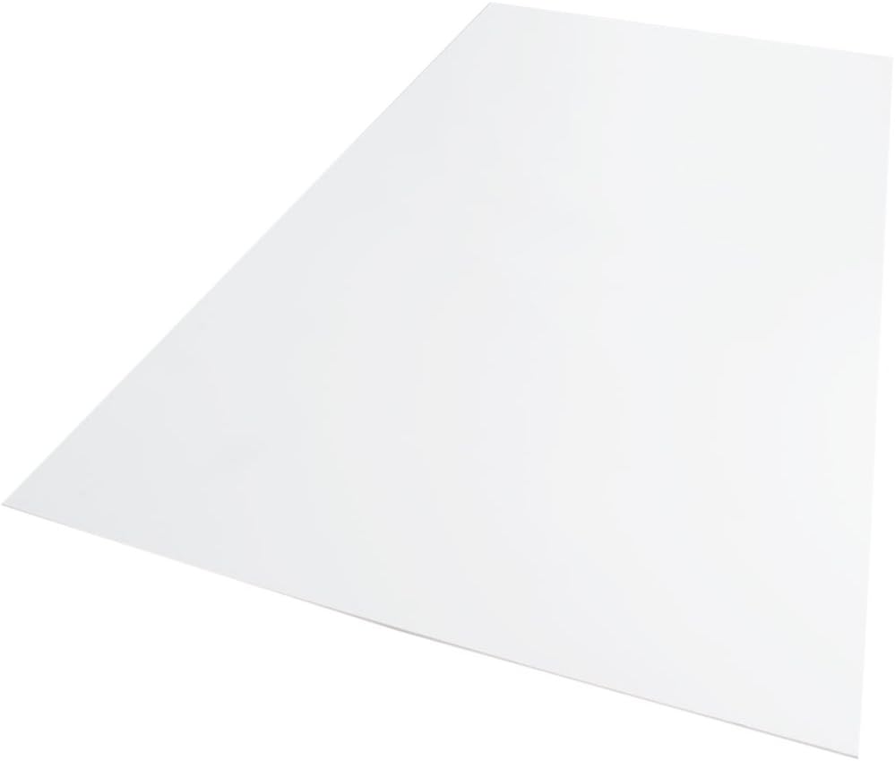 18 in. x 24 in. x .236 in. White Foam PVC