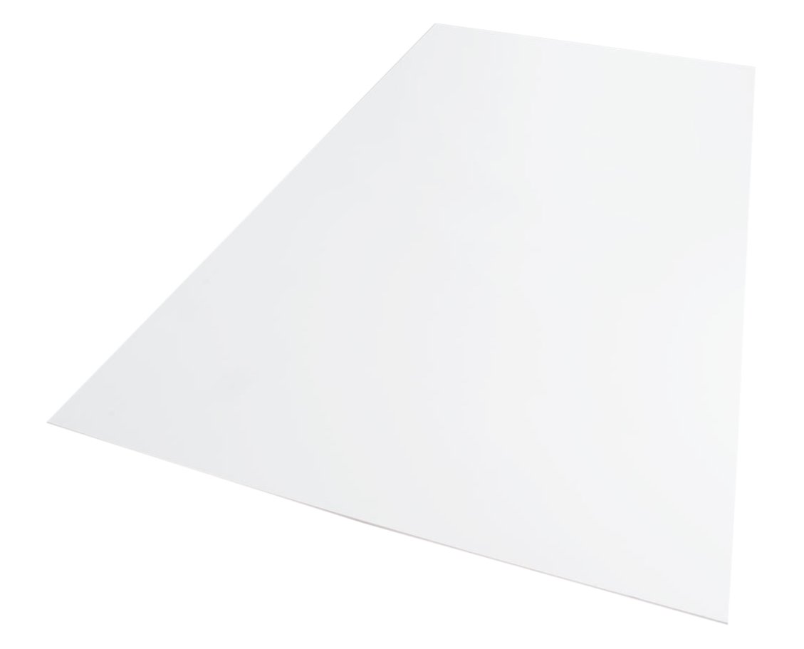 18 in. x 24 in. x .236 in. White Foam PVC